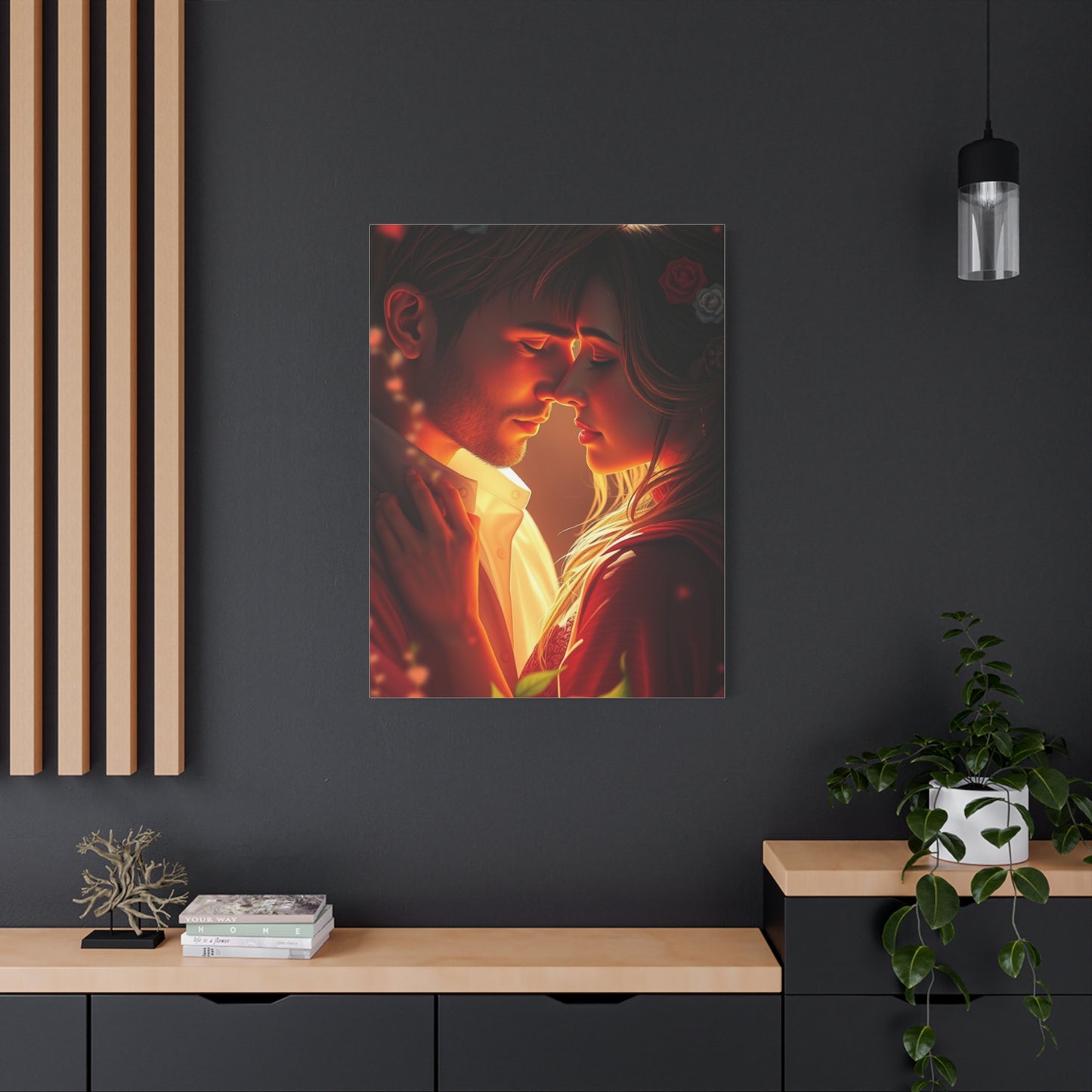 Radiant Love Art Wall Art & Canvas Print