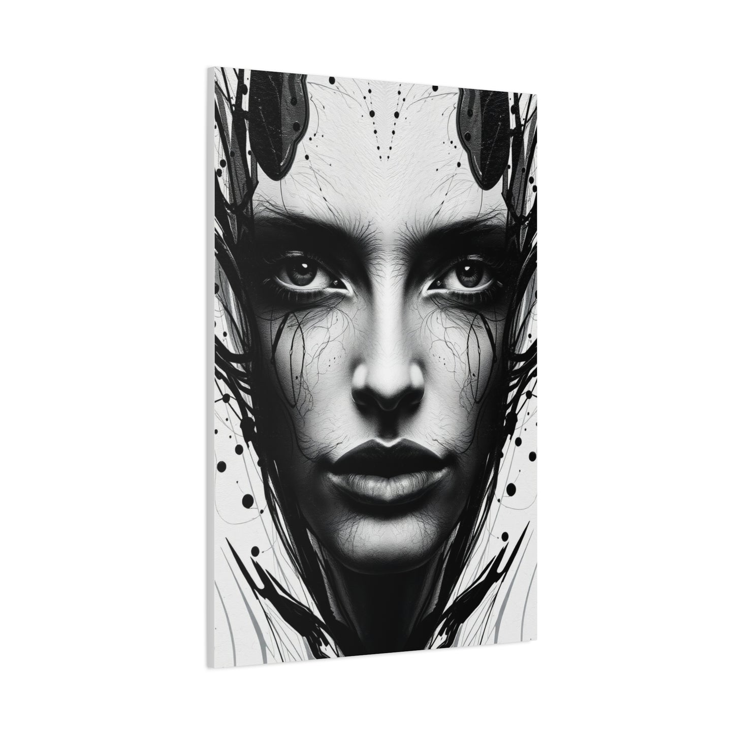 Black and White Abstract Art Supreme Gallery Wall Art & Canvas Print