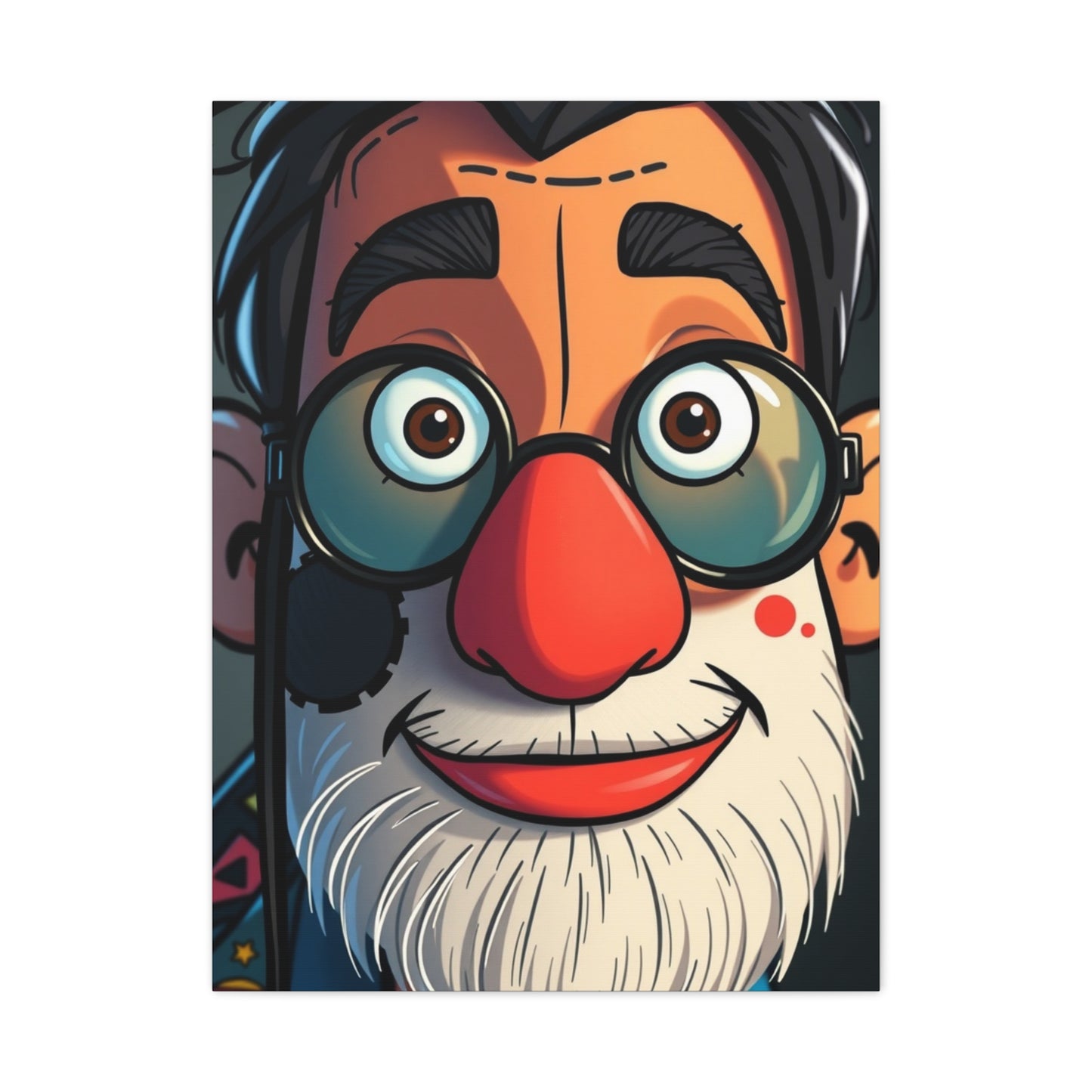 Posh Cartoon Ensemble Art Wall Art & Canvas Print