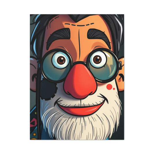 Posh Cartoon Ensemble Art Wall Art & Canvas Print