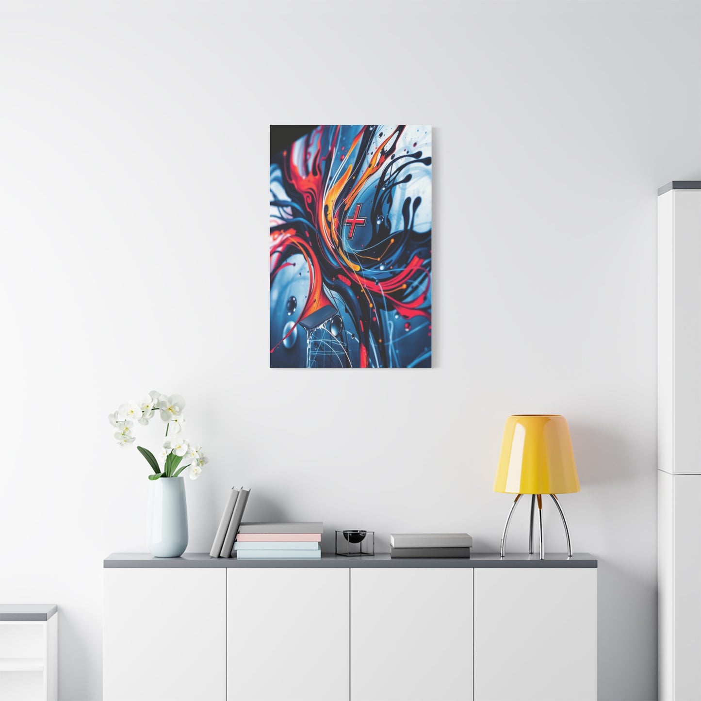 Celestial Abstraction Canvas Wall Art & Canvas Print