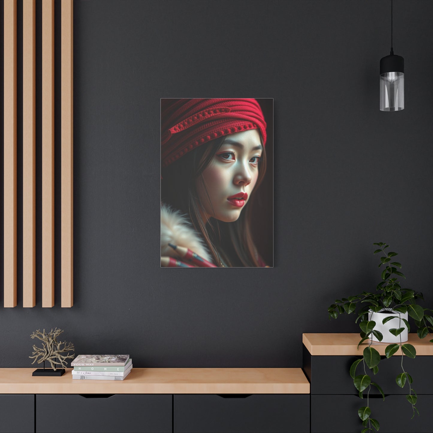 Vermilion Allure Artwork Wall Art & Canvas Print