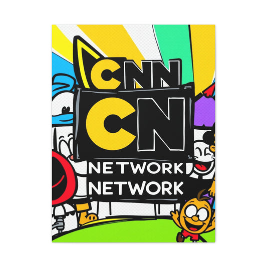 Chic Cartoon Mosaic Canvas Wall Art & Canvas Print