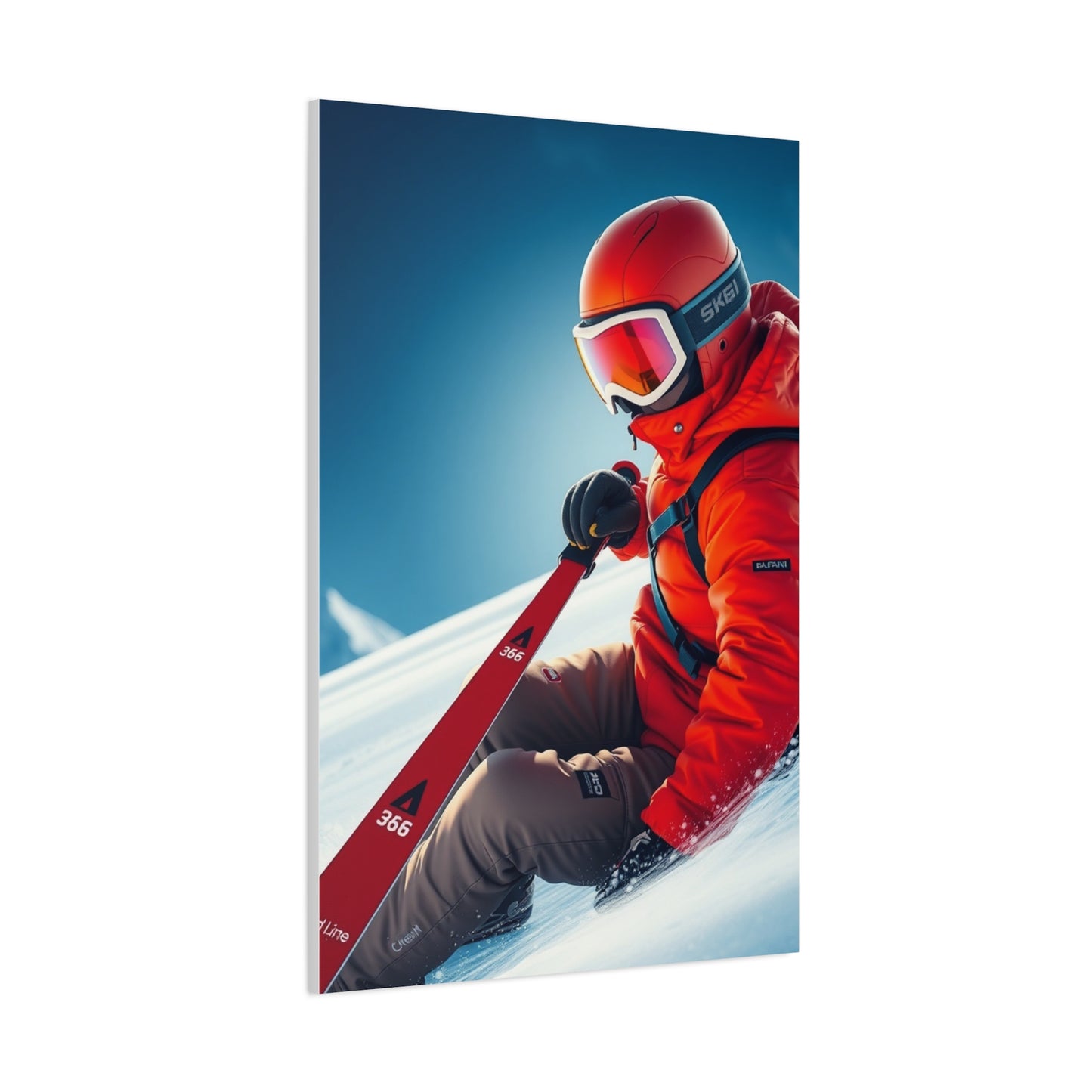 Skiing Art Luxury Canvas Wall Art & Canvas Print