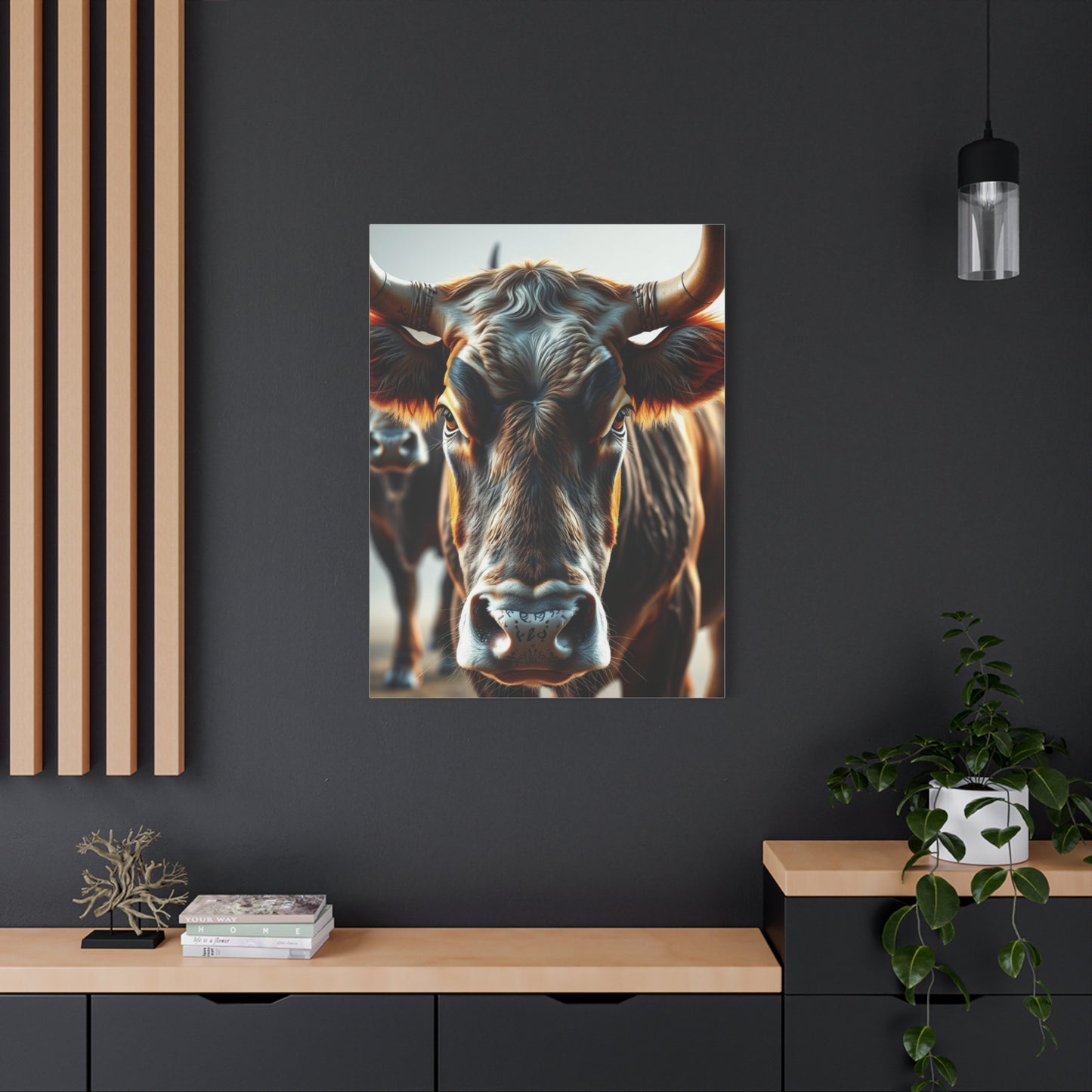 Bovine Majesty Canvas Collection Wall Art & Canvas Print