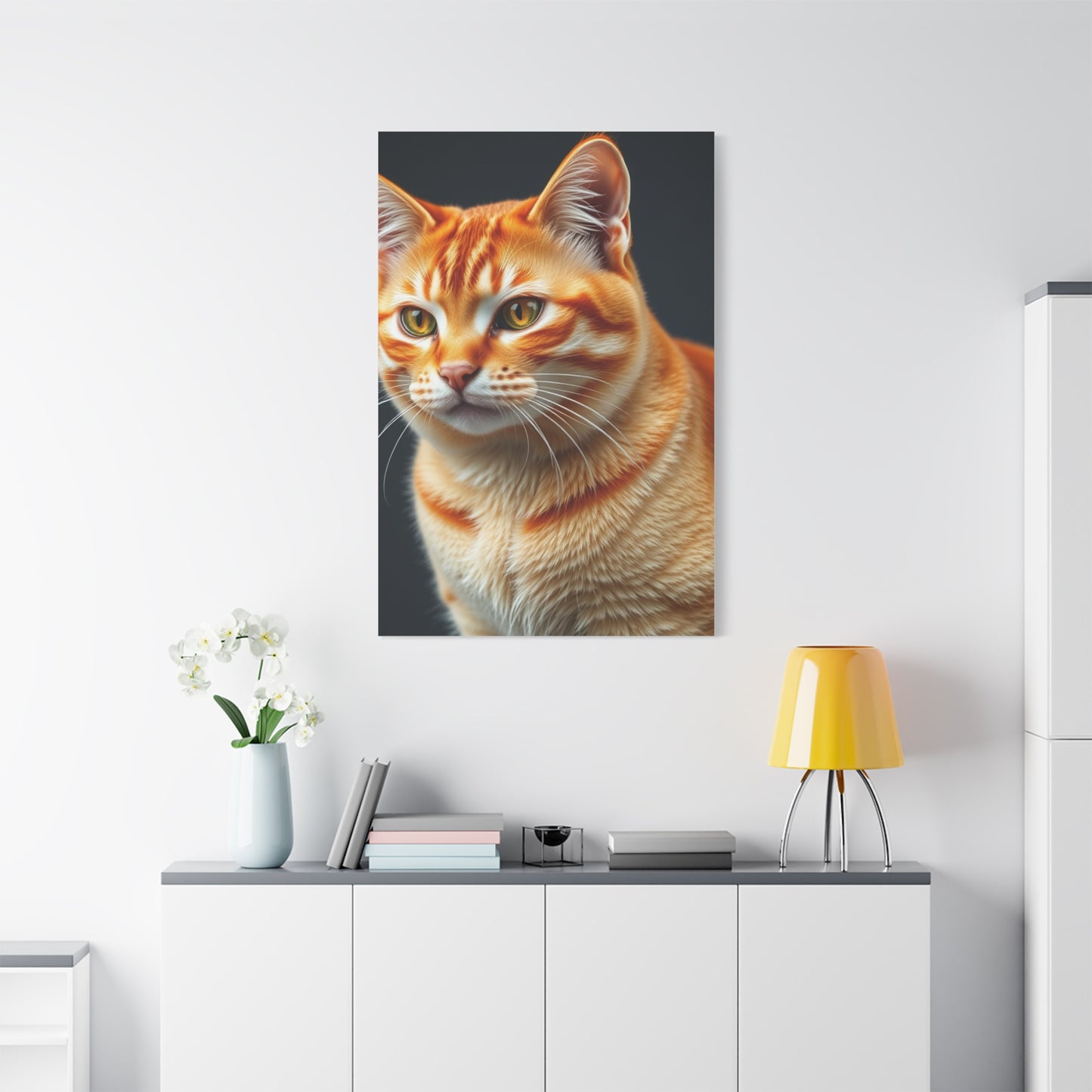 Orange Cat Art Supreme Gallery Wall Art & Canvas Print