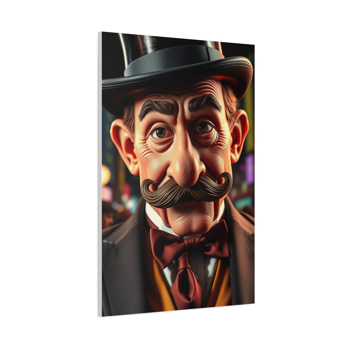 Masterpiece Rich Uncle Pennybags Art Vision Wall Art & Canvas Print