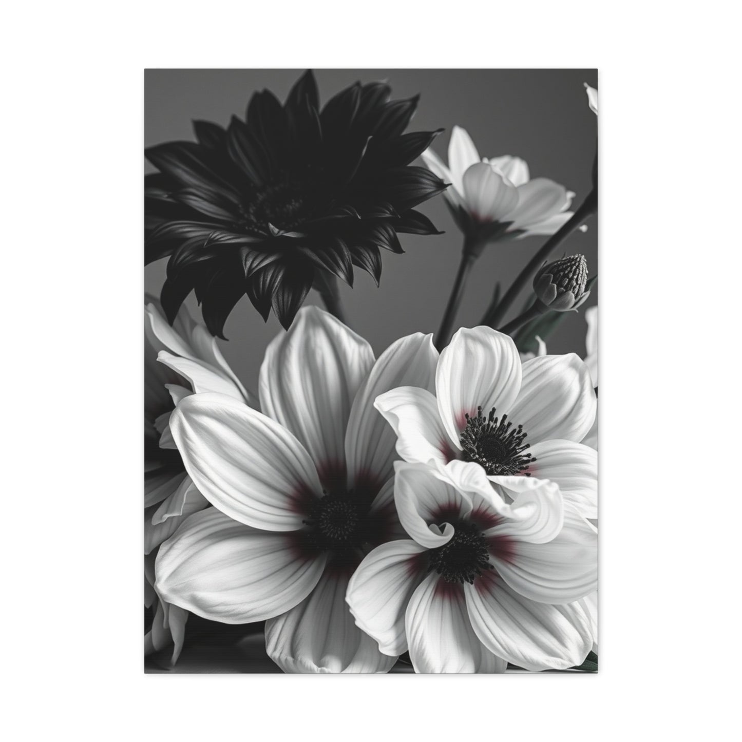 Sable & Alabaster Flora Wall Art & Canvas Print