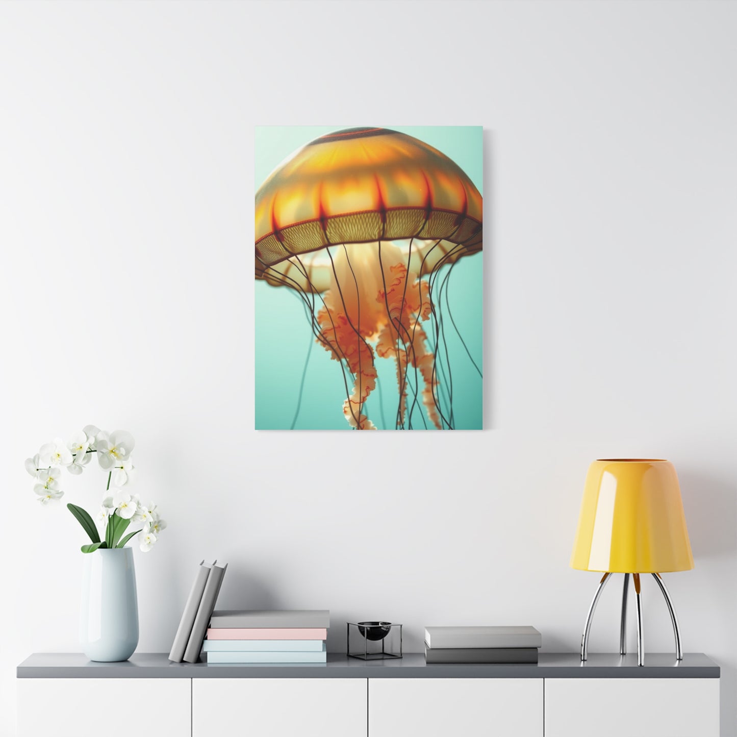 Vision Jellyfish Art Art Wall Art & Canvas Print
