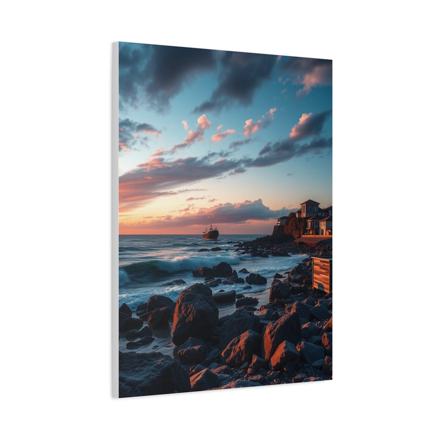 Azure Horizon Panorama Wall Art & Canvas Print
