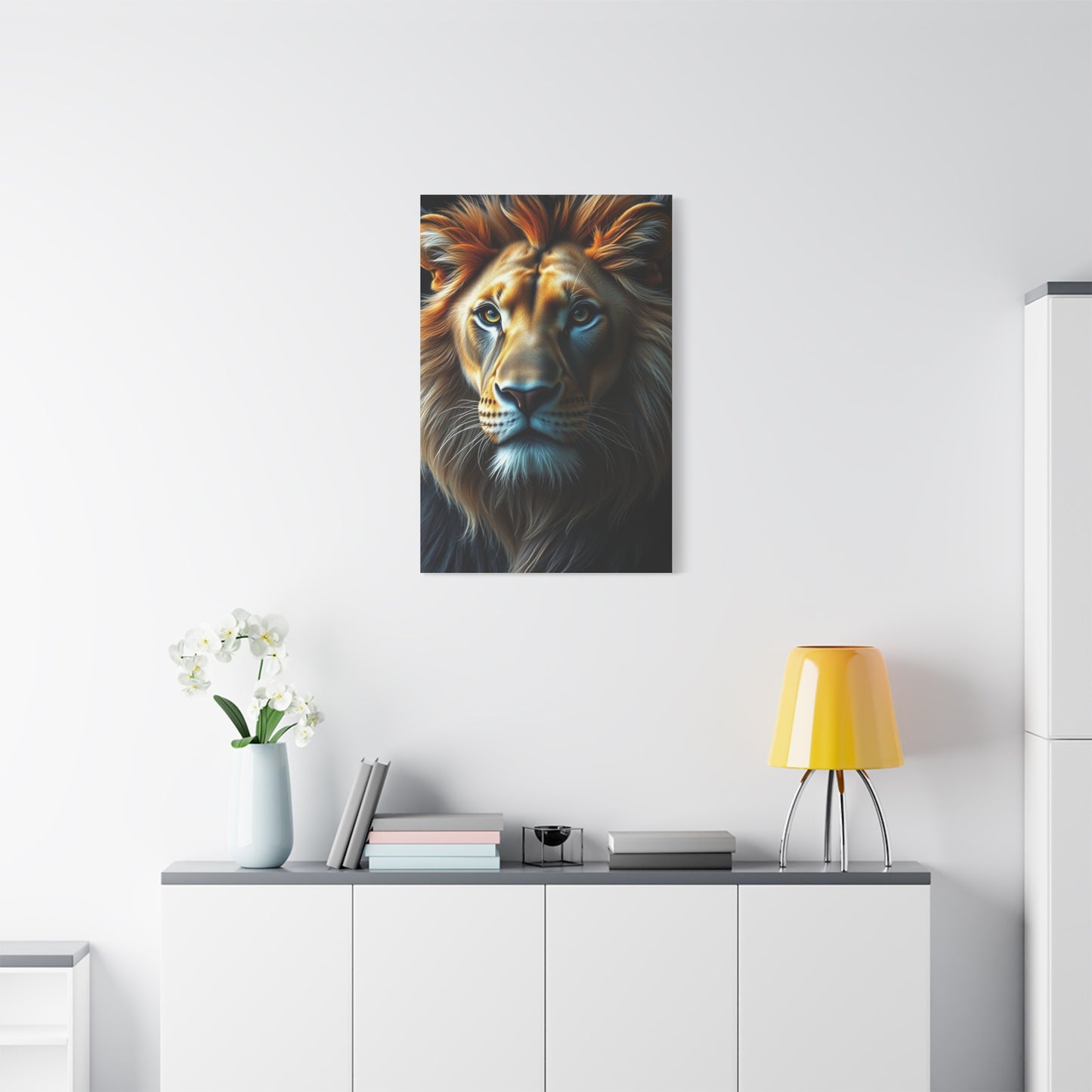 Crowned Monarch Canvas Wall Art & Canvas Print