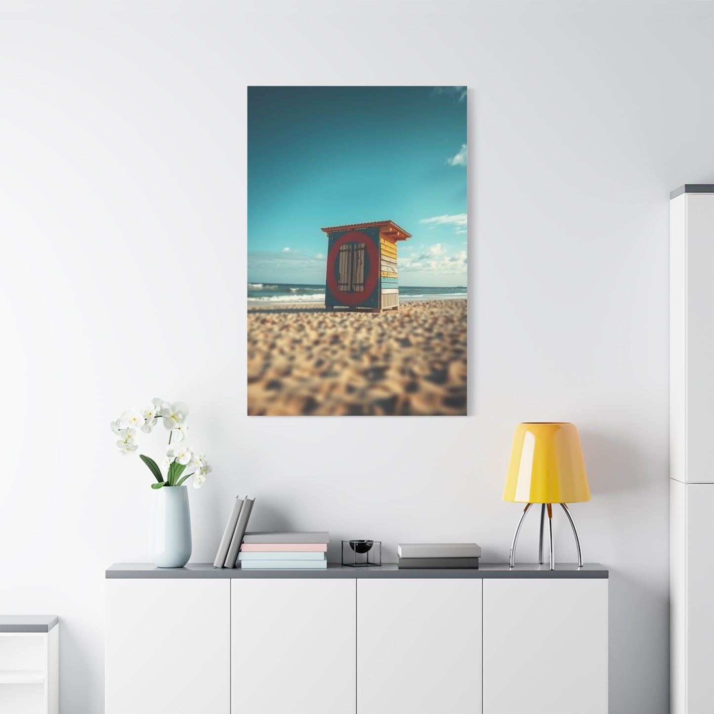 Celestial Coastline Canvas Wall Art & Canvas Print