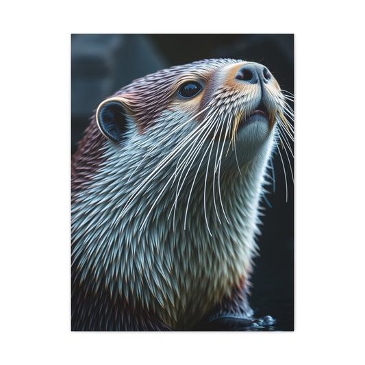 Masterpiece Otter Art Vision Wall Art & Canvas Print