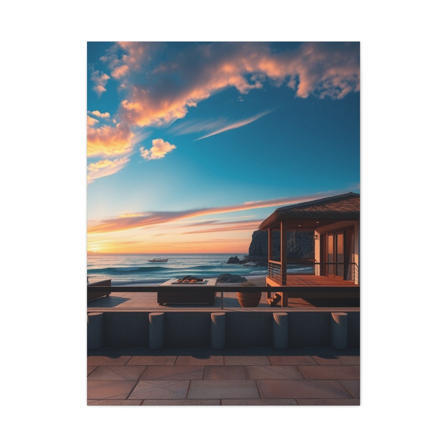Seaside Serenity Canvas Wall Art & Canvas Print