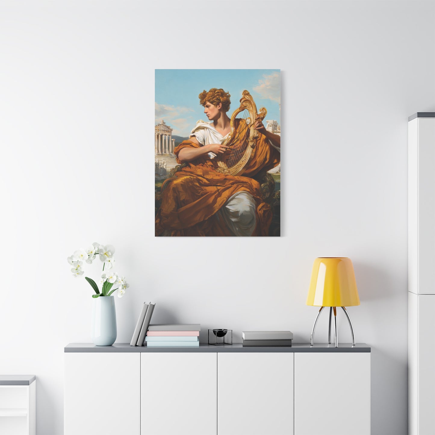Apollo With Golden Lyre Classical Mythology Wall Art & Canvas Print