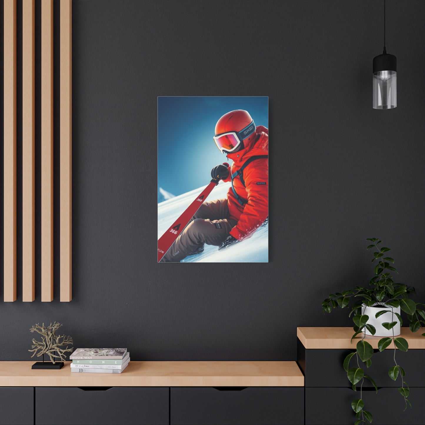 Skiing Art Luxury Canvas Wall Art & Canvas Print