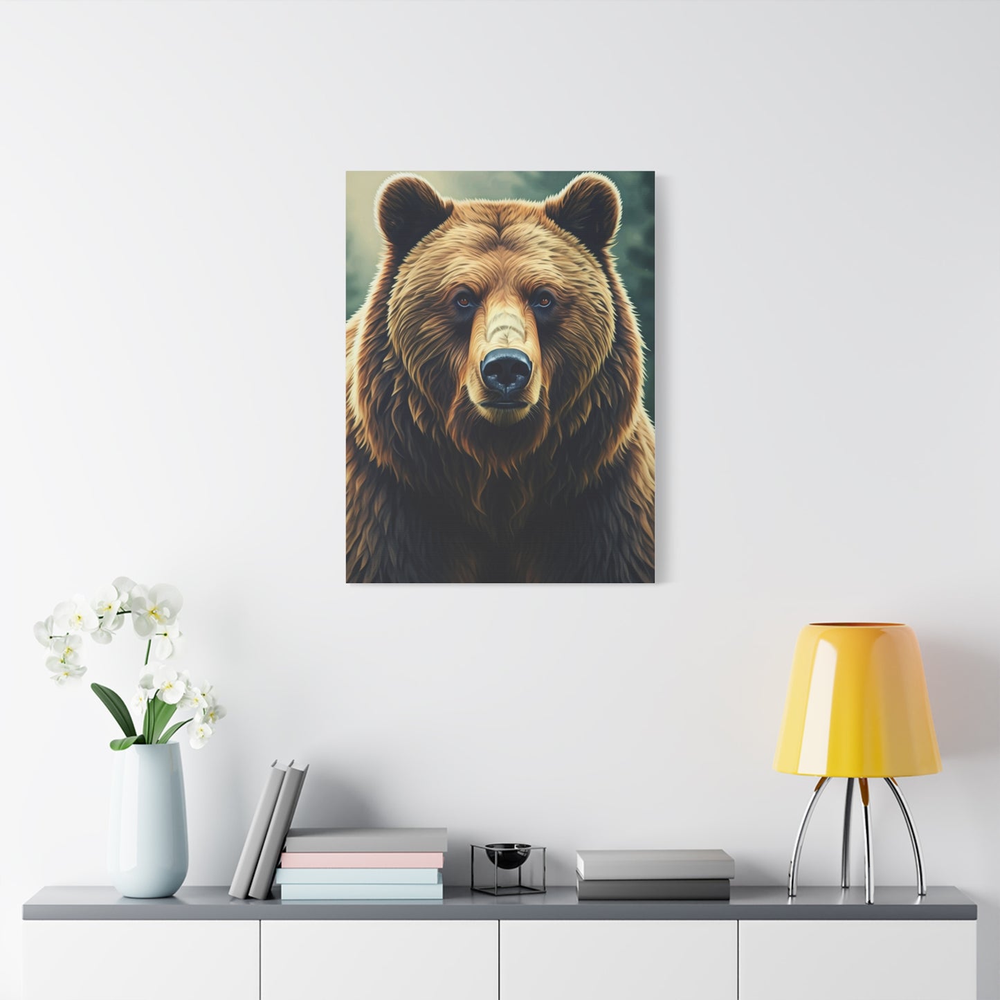 Grizzly Bear Profile Study Wall Art & Canvas Prints