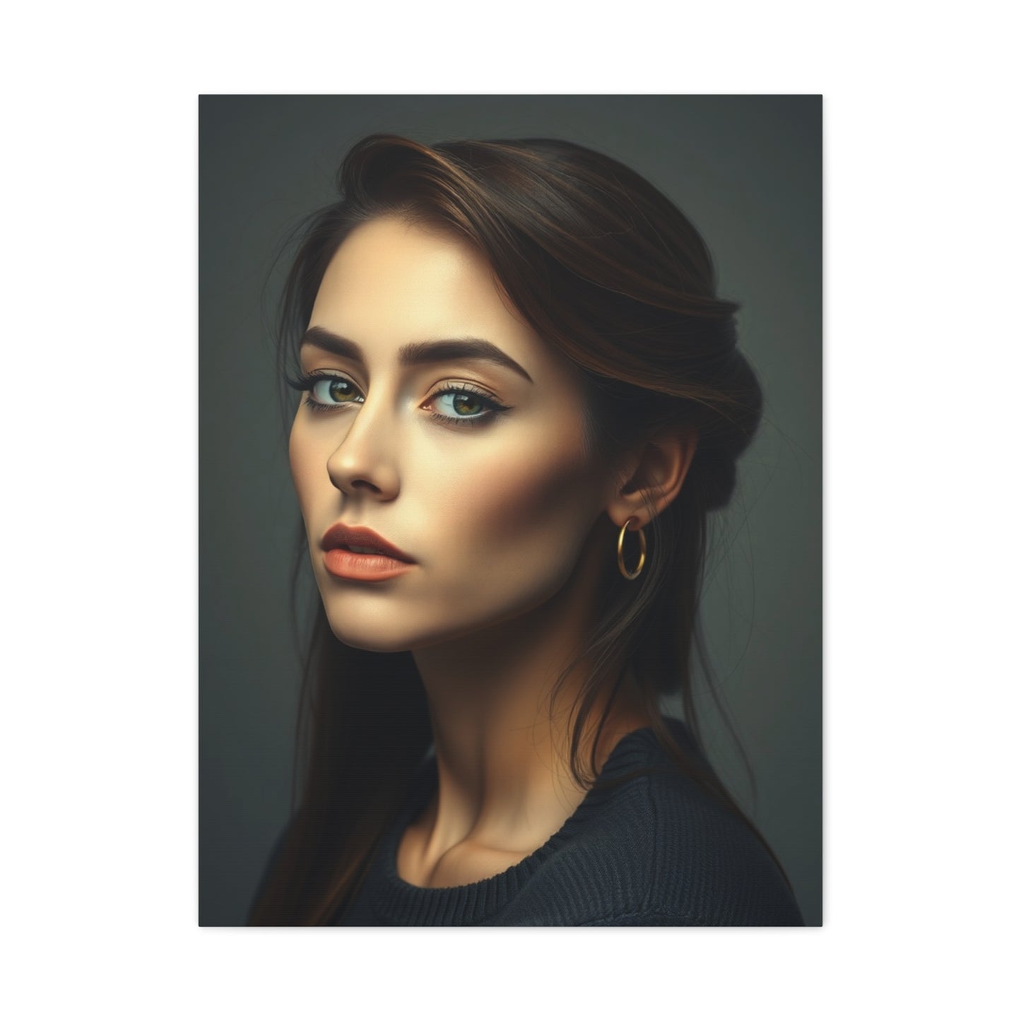 Masterpiece Female Portrait Art Vision Wall Art & Canvas Print