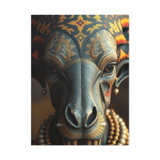 Opulent Sahara Silhouettes Canvas Wall Art & Canvas Print