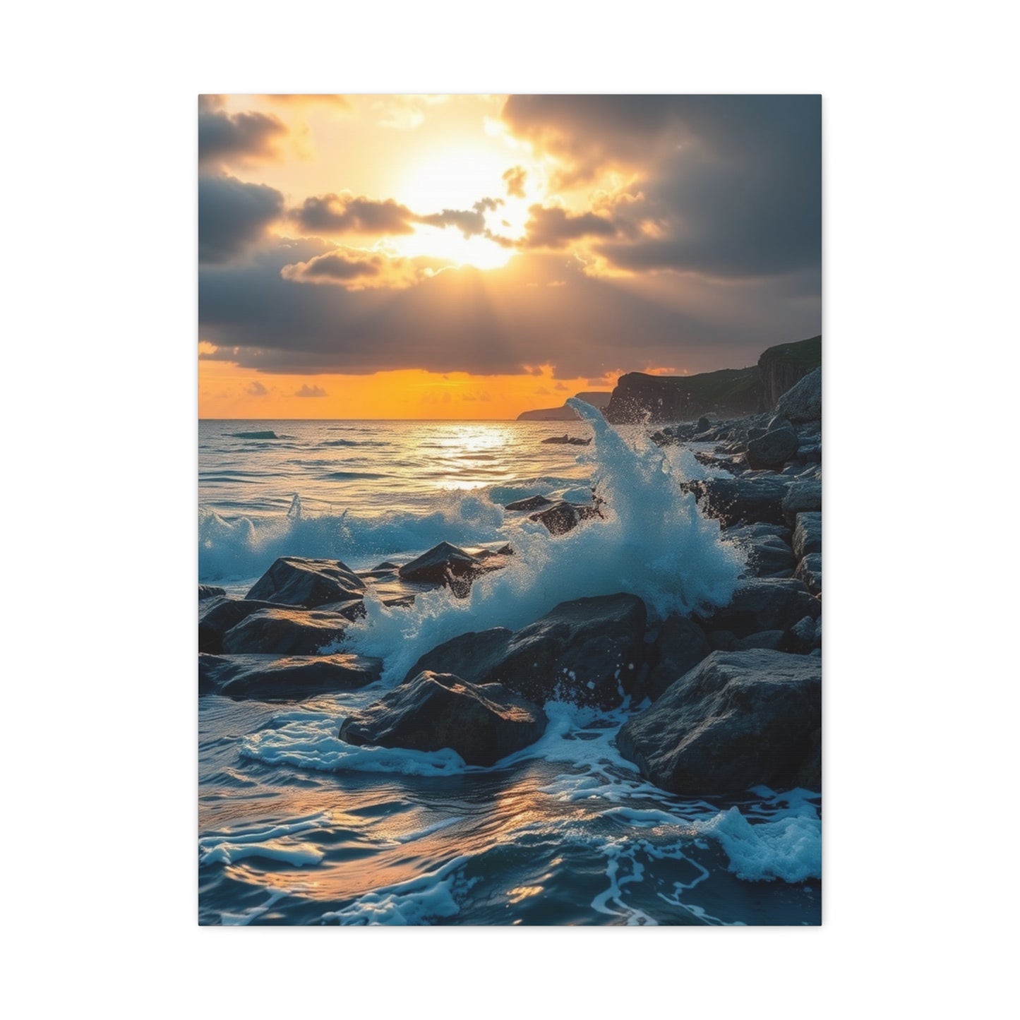 Coastal Whisper Tapestry Wall Art & Canvas Print