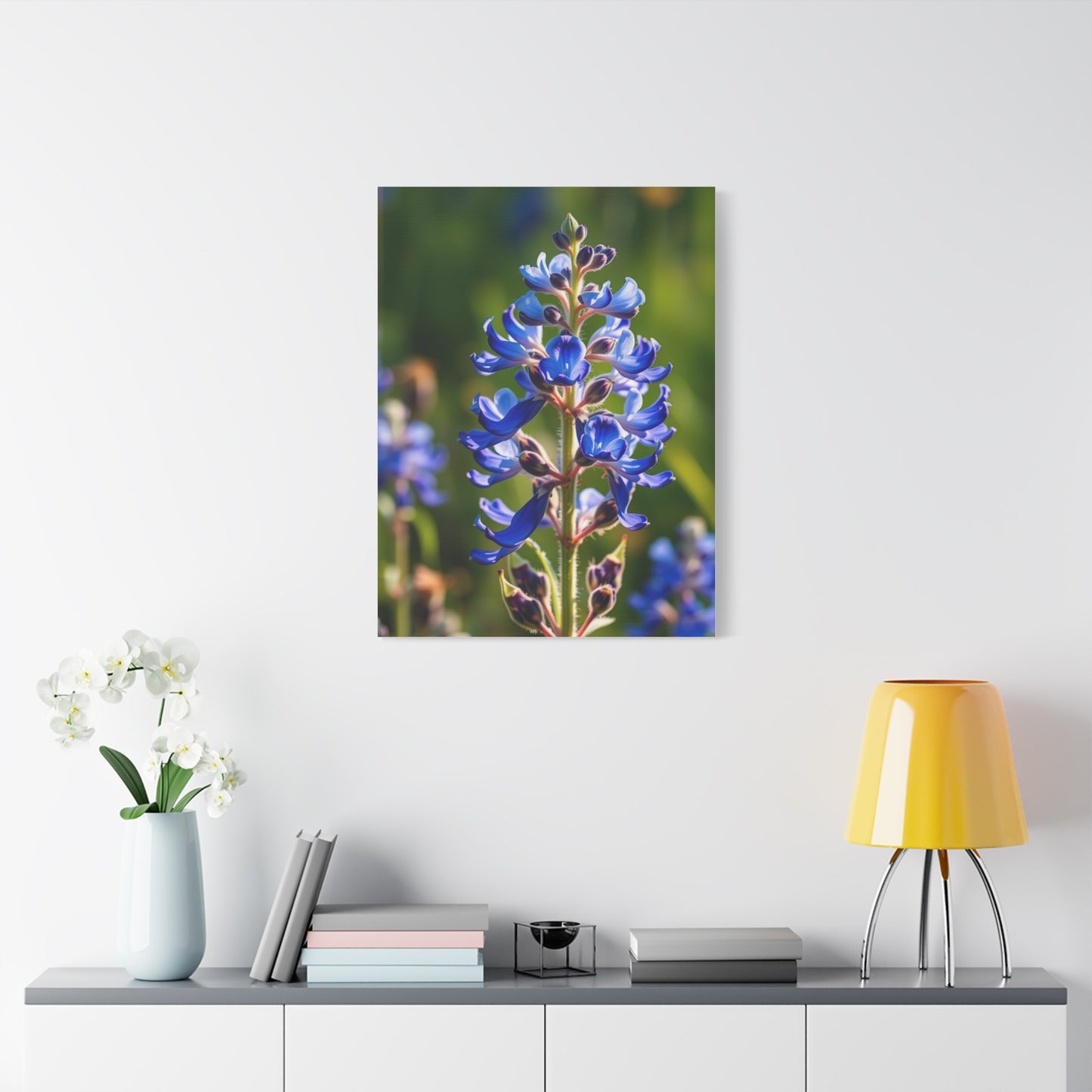 Collection Bluebonnet Flower Art Art Wall Art & Canvas Print
