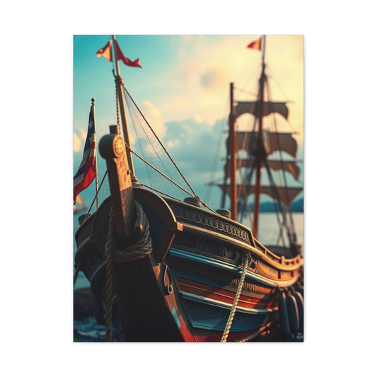Seafaring Serenity Art Wall Art & Canvas Print