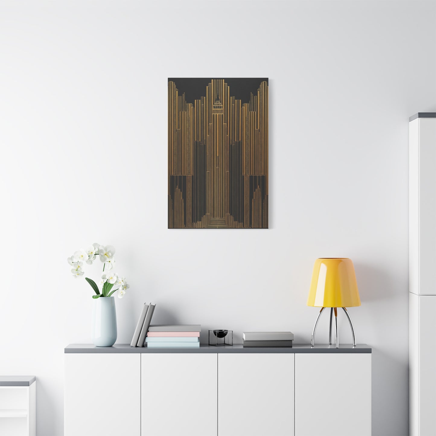 Majestic Golden City Towers Wall Art & Canvas Prints