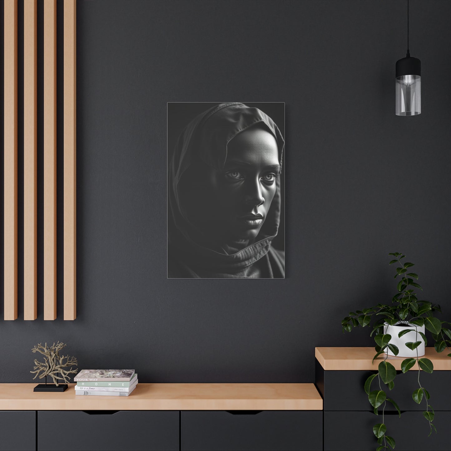 Noir Blanc Masterpiece Wall Art & Canvas Print