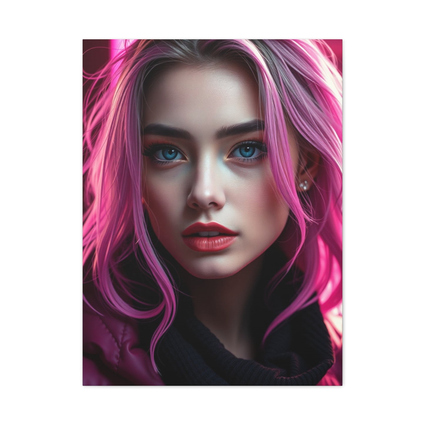 Chic Fuchsia Tapestry Wall Art & Canvas Print