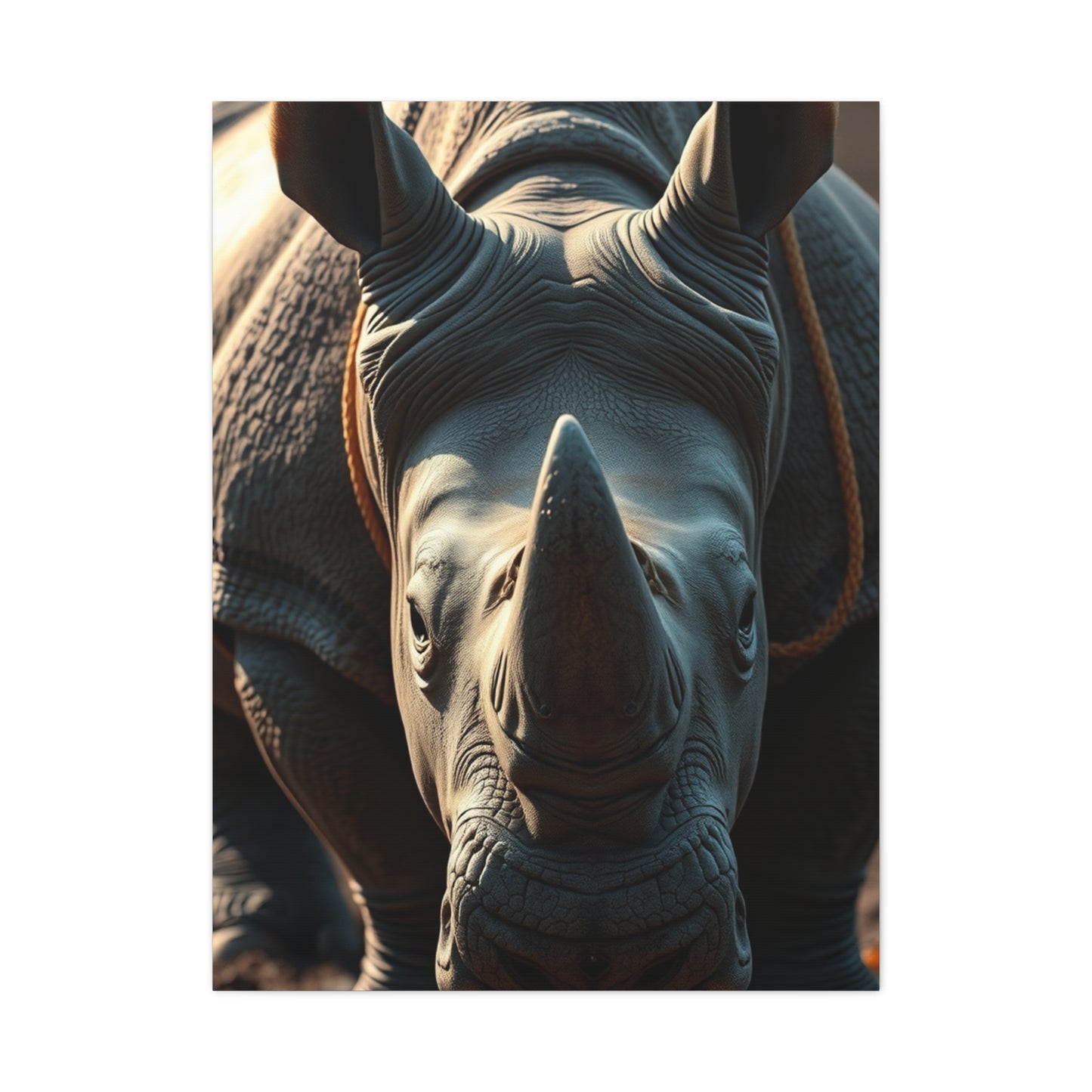 Vision Rhinoceros Art Art Wall Art & Canvas Print