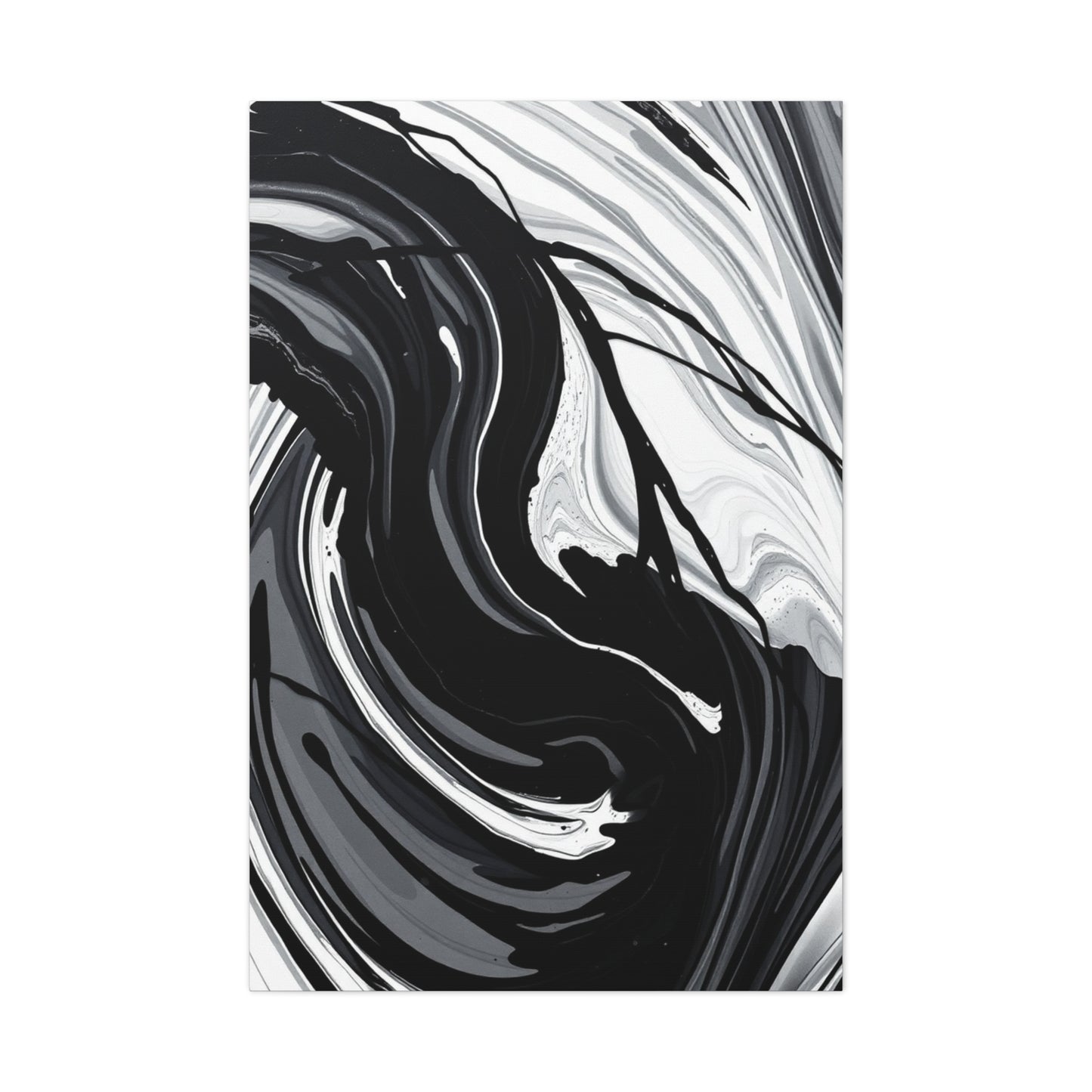 Supreme Black and White Abstract Art Collection Wall Art & Canvas Print