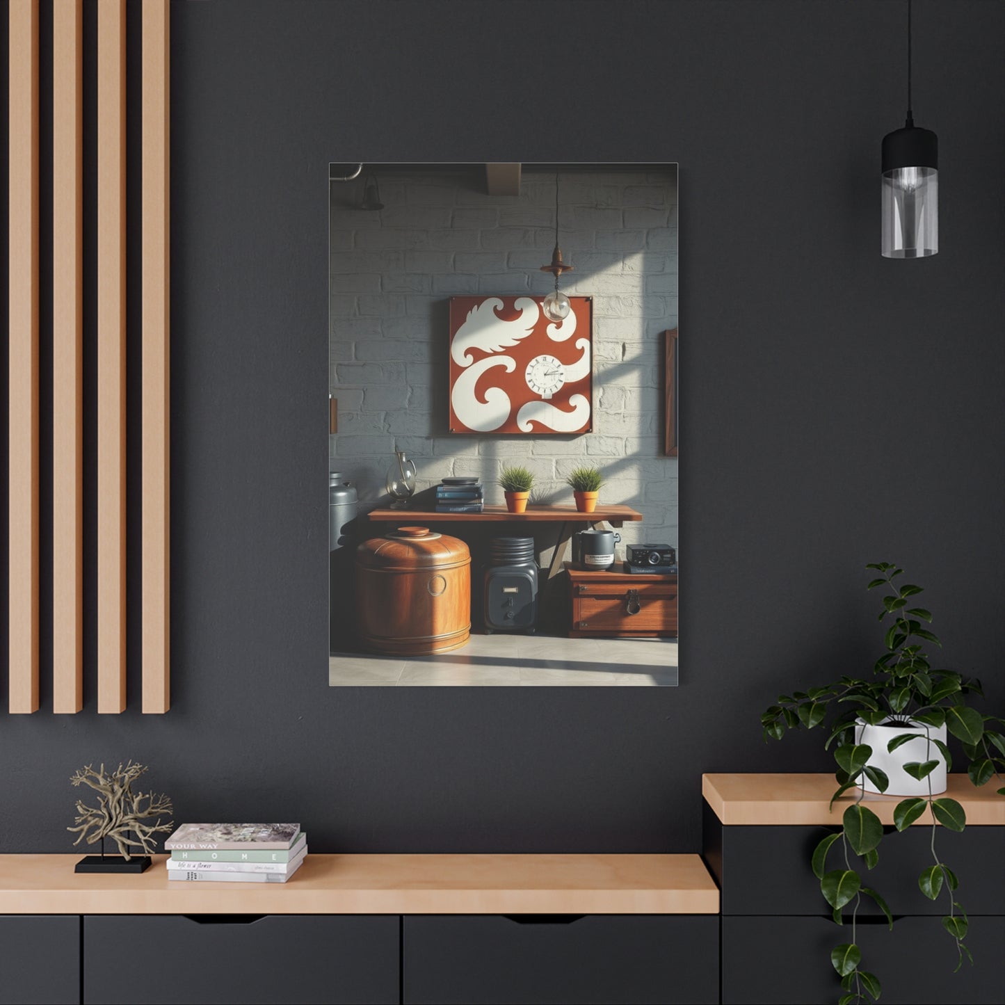 Refined Industrial Aesthetics Wall Art & Canvas Print