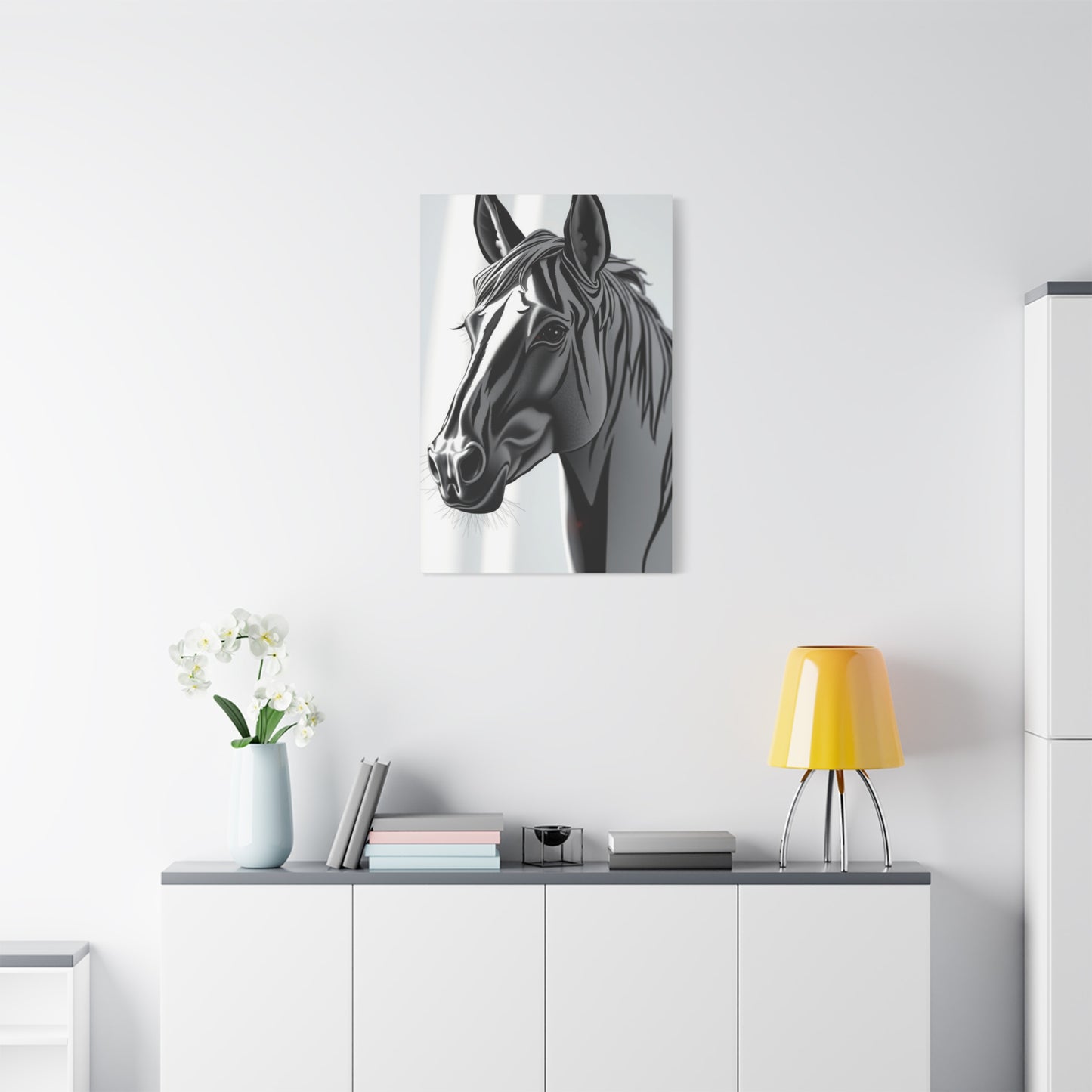 Vision Black and White Illustrations Art Art Wall Art & Canvas Print