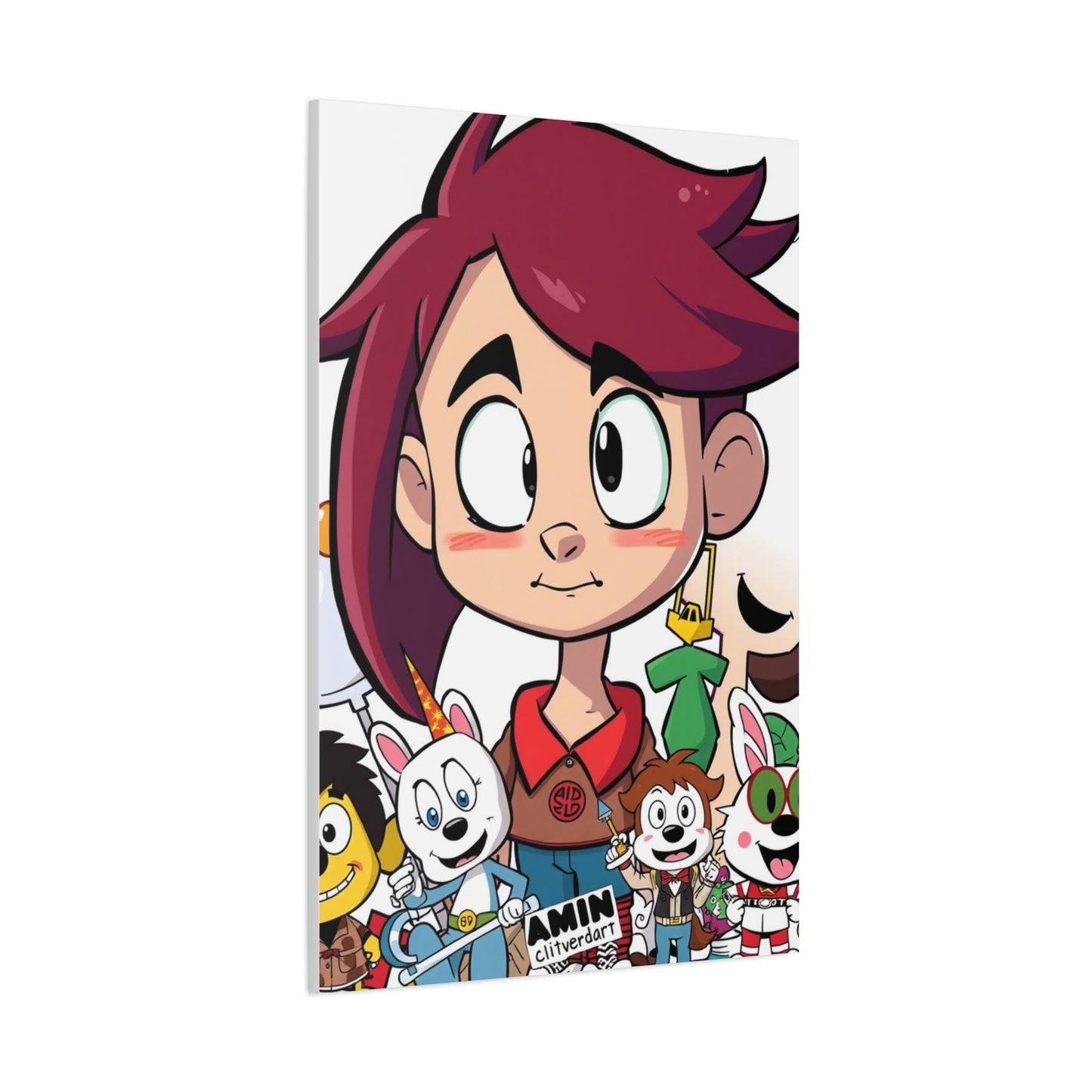 Refined Sketch Collage Wall Art & Canvas Print