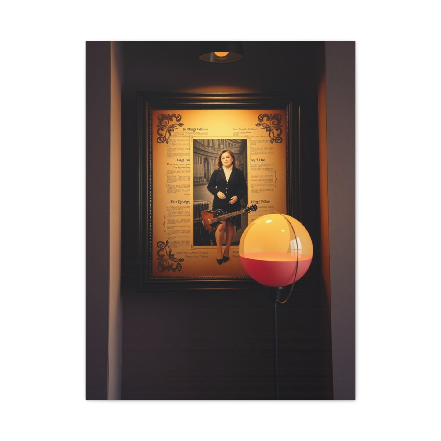 Retro Elegance Canvas Wall Art & Canvas Print