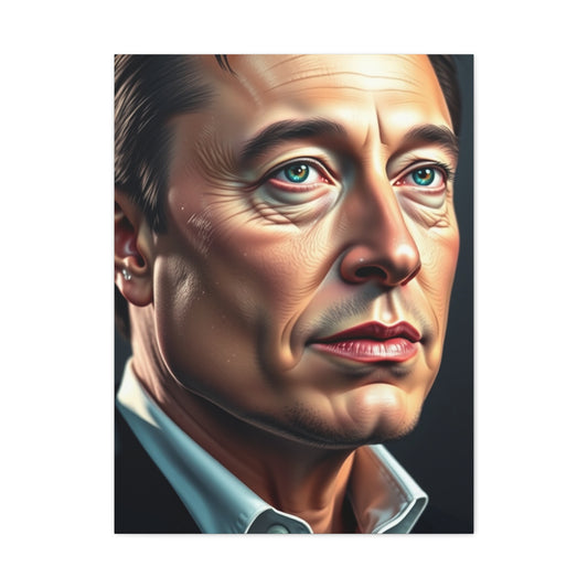 Elon Musk Art Luxury Canvas Wall Art & Canvas Print