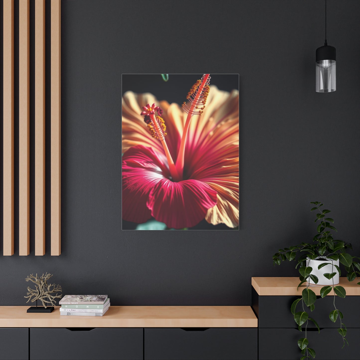 Elite Hibiscus Flower Art Vision Wall Art & Canvas Print