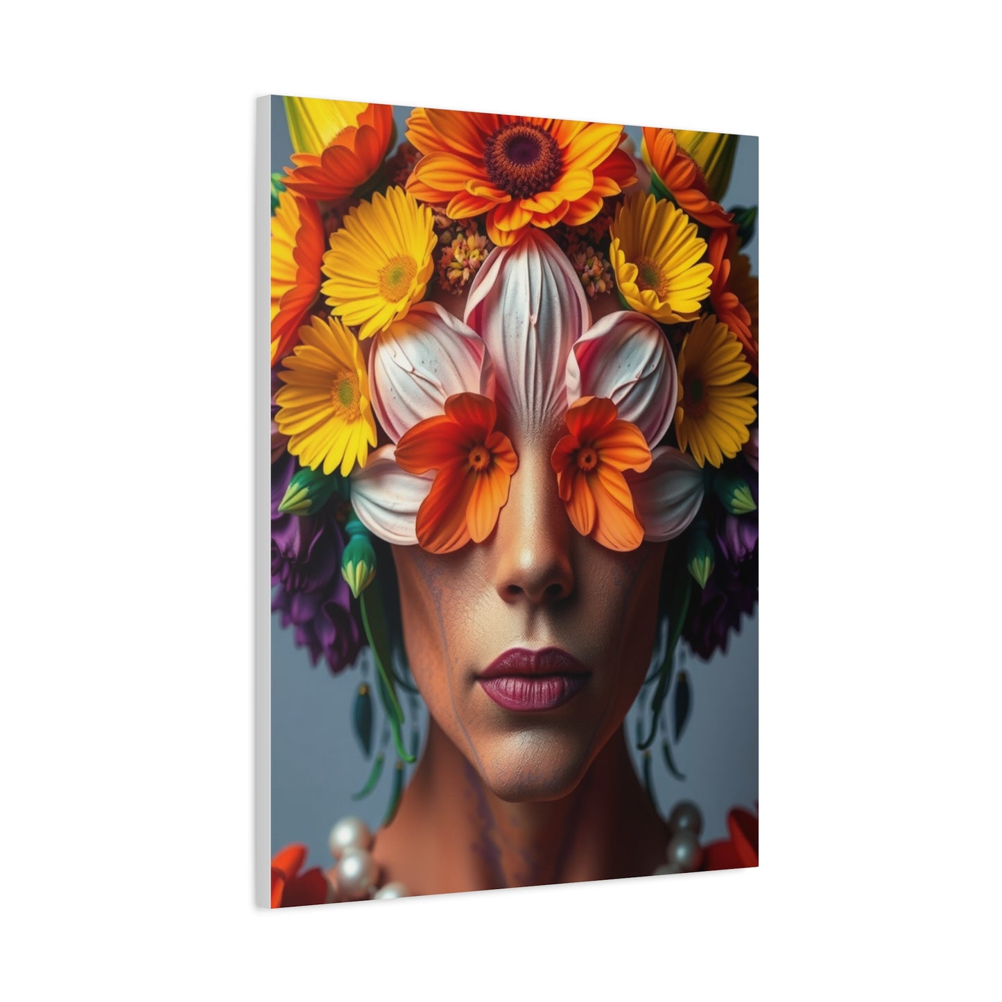 Petal Crown Reverie Wall Art & Canvas Print