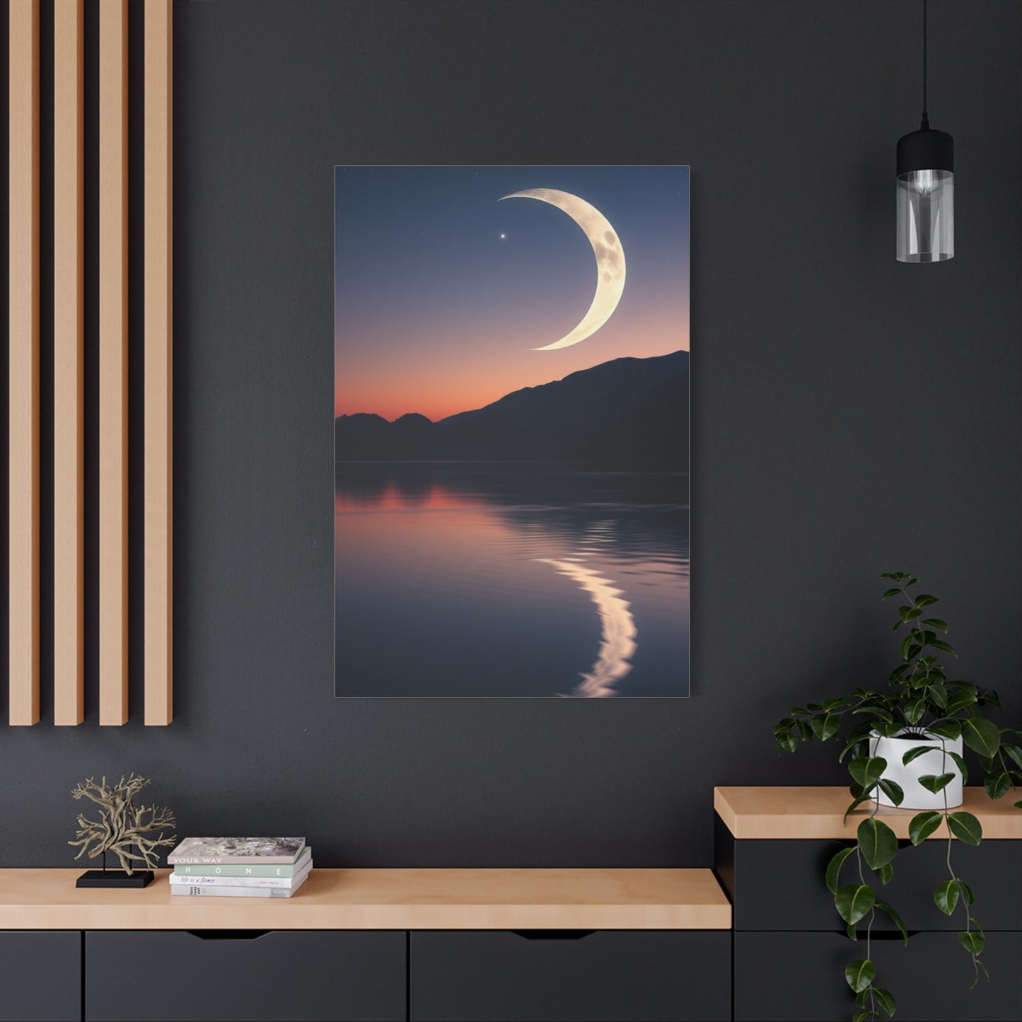 Supreme Crescent Moon Art Collection Wall Art & Canvas Print