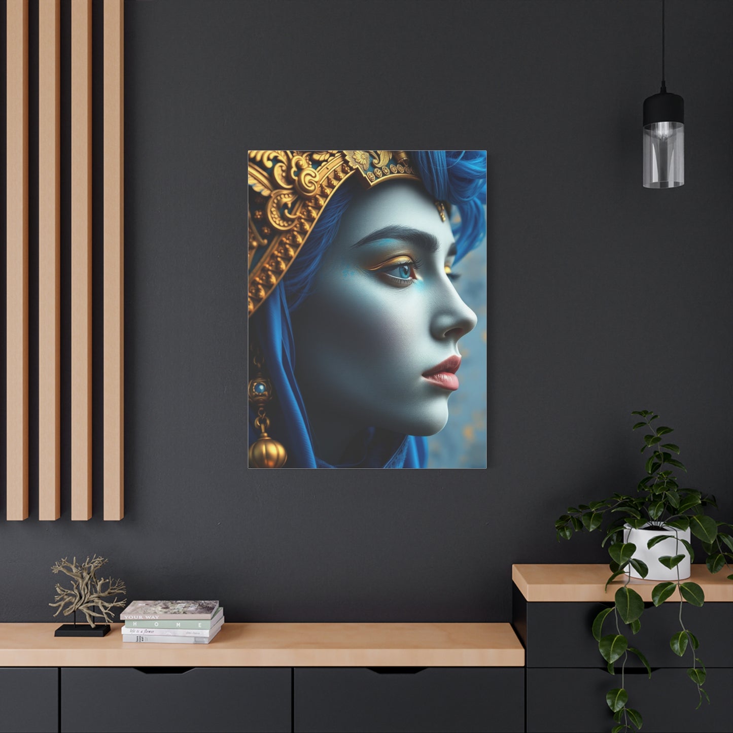 Blue & Gold Art Refined Canvas Wall Art & Canvas Print