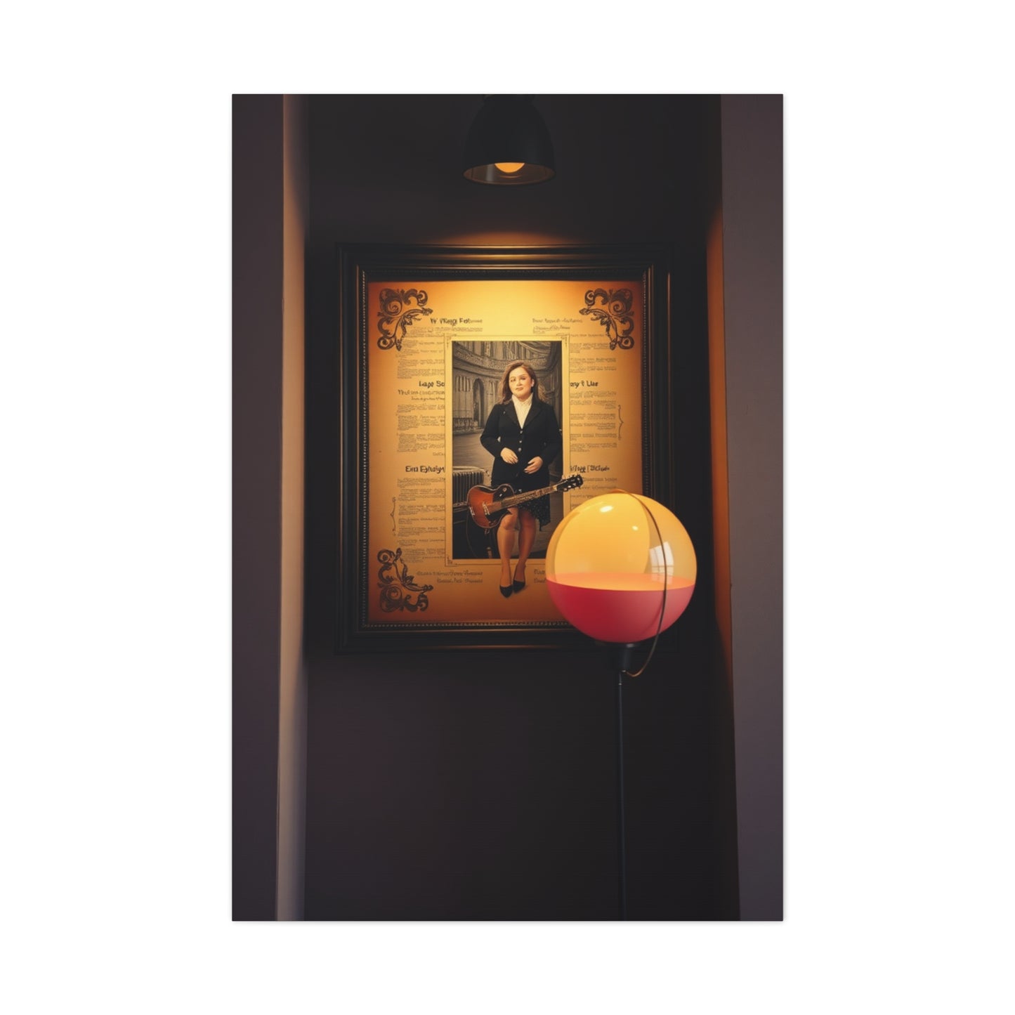 Retro Elegance Canvas Wall Art & Canvas Print