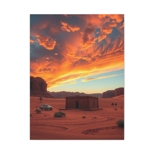 Celestial Desert Tapestry Wall Art & Canvas Print