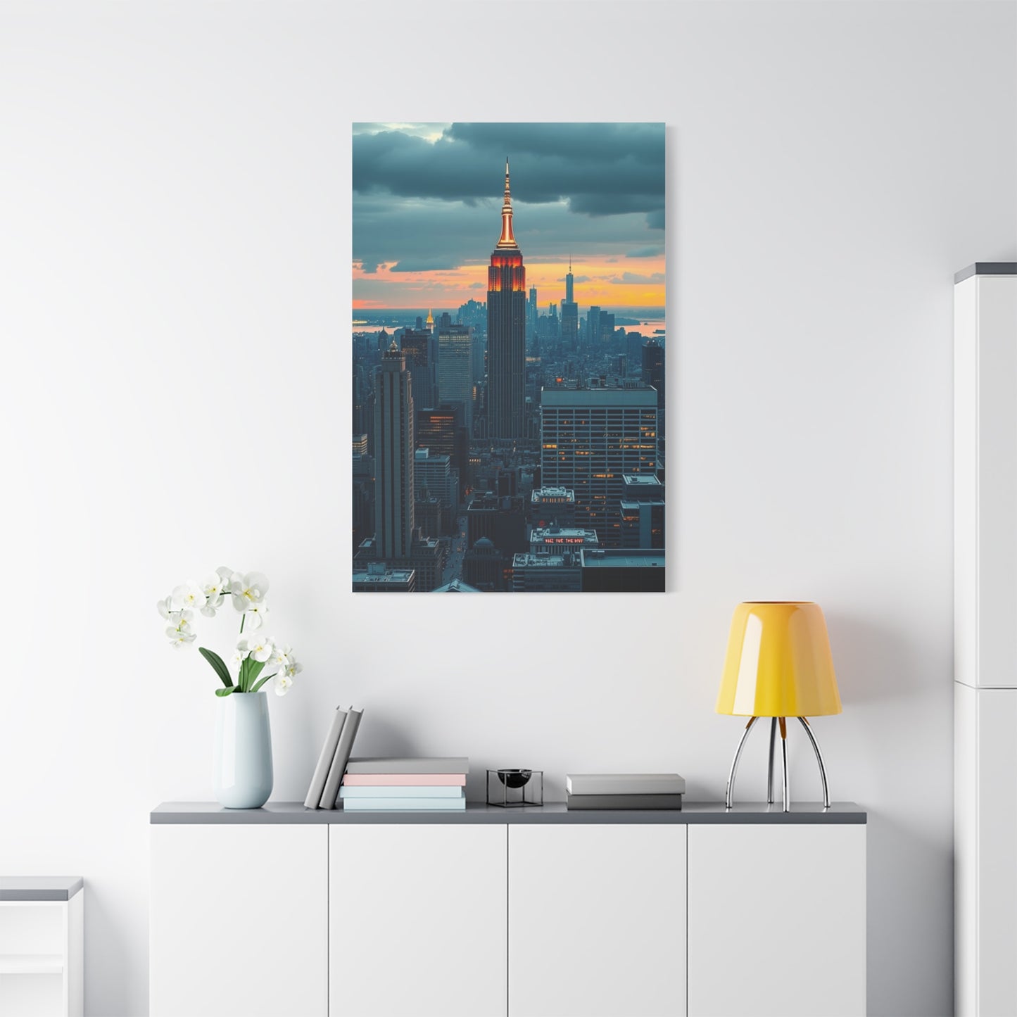 Supreme NYC Skyline Art Collection Wall Art & Canvas Print