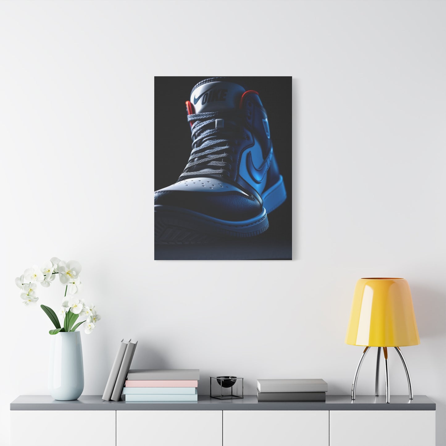 Ornate Kicks Illustration Wall Art & Canvas Print