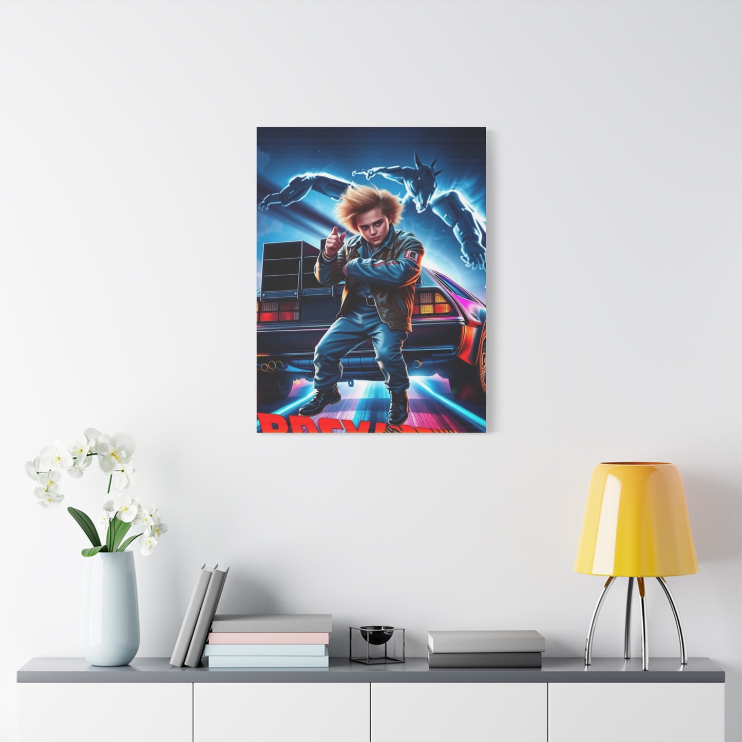 Masterpiece Back to the Future Art Vision Wall Art & Canvas Print