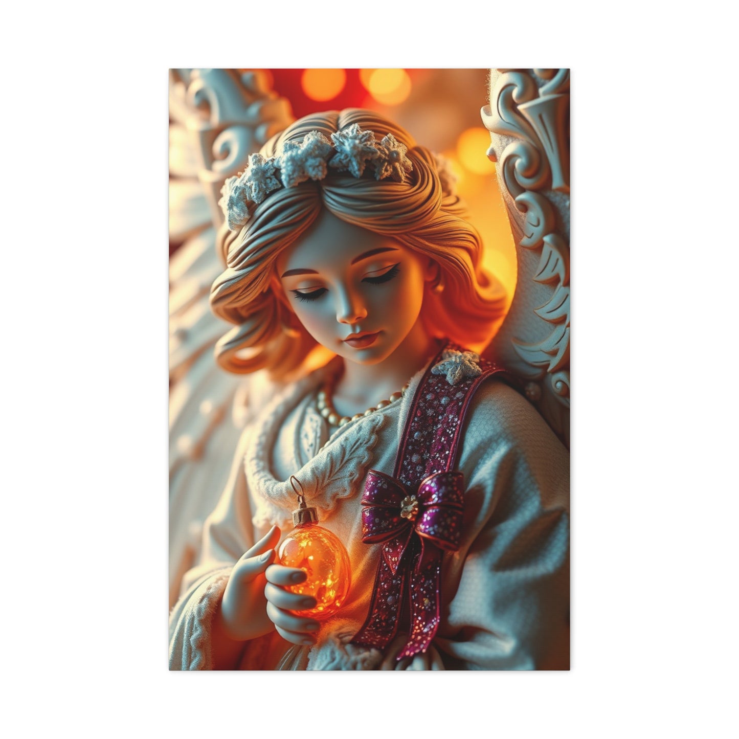 Christmas Angel Art Refined Canvas Wall Art & Canvas Print