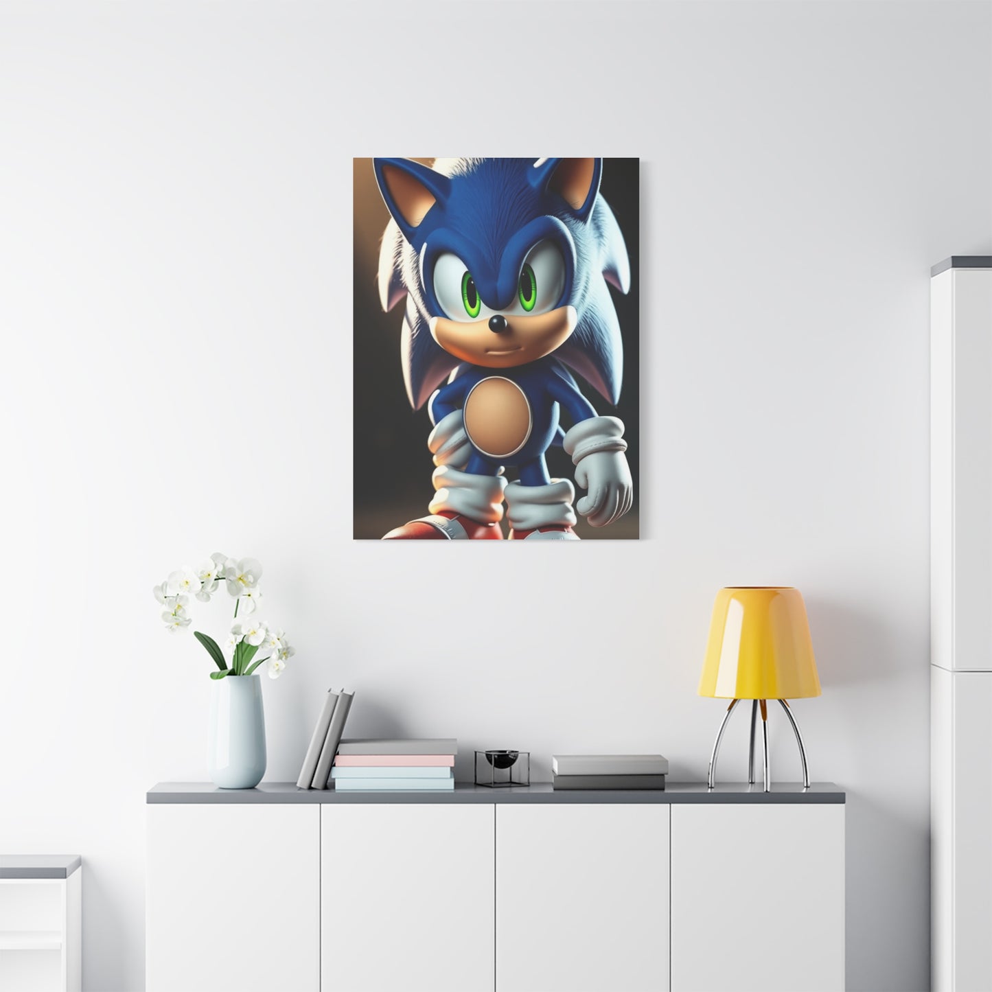 Sonic the Hedgehog Art Luxury Canvas Wall Art & Canvas Print