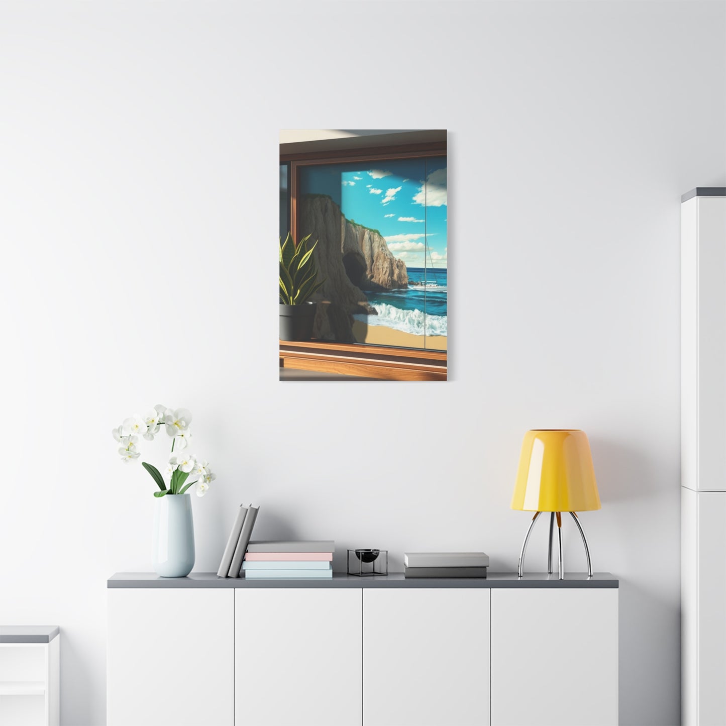 Azure Horizon Masterpiece Wall Art & Canvas Print
