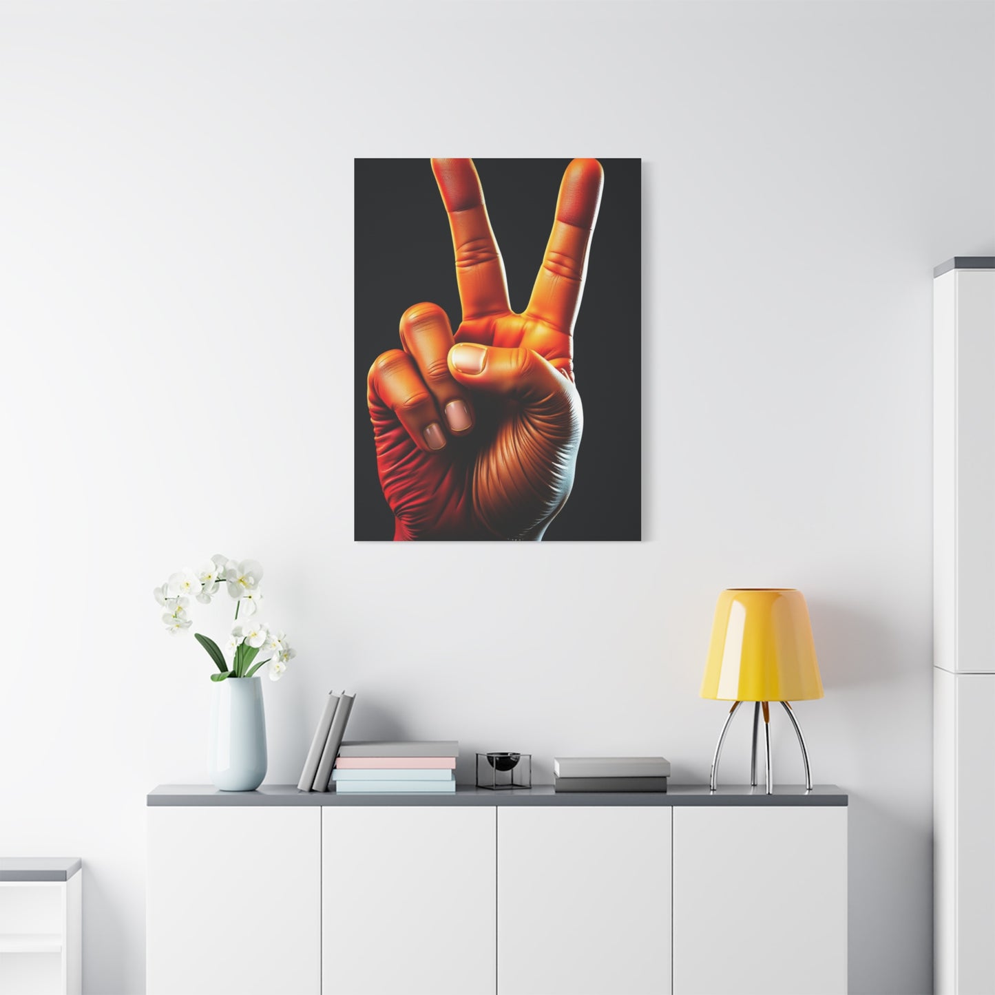 Supreme Peace Sign Art Collection Wall Art & Canvas Print