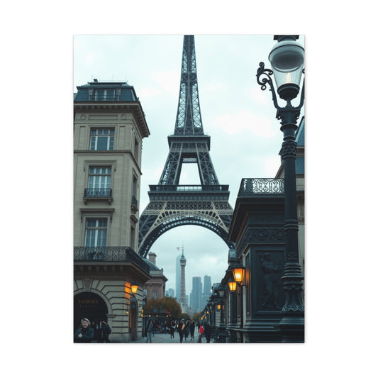 Chic Parisian Elegance Wall Piece